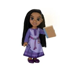 Disney Asha Petite Doll 6 Inches Tall, Pocket Size with Authentic Movie Fashions